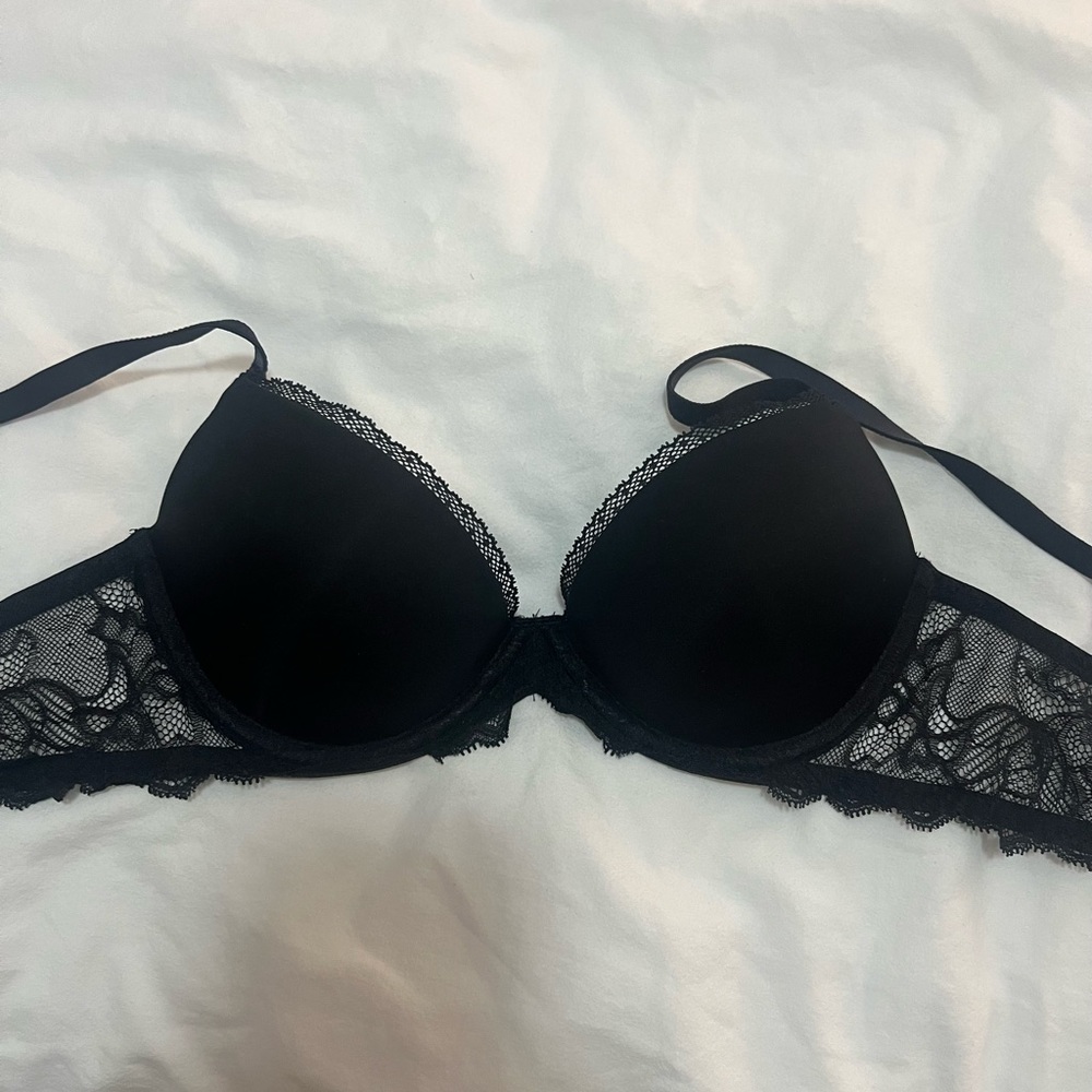 Black Calvin Klein Lace Bra